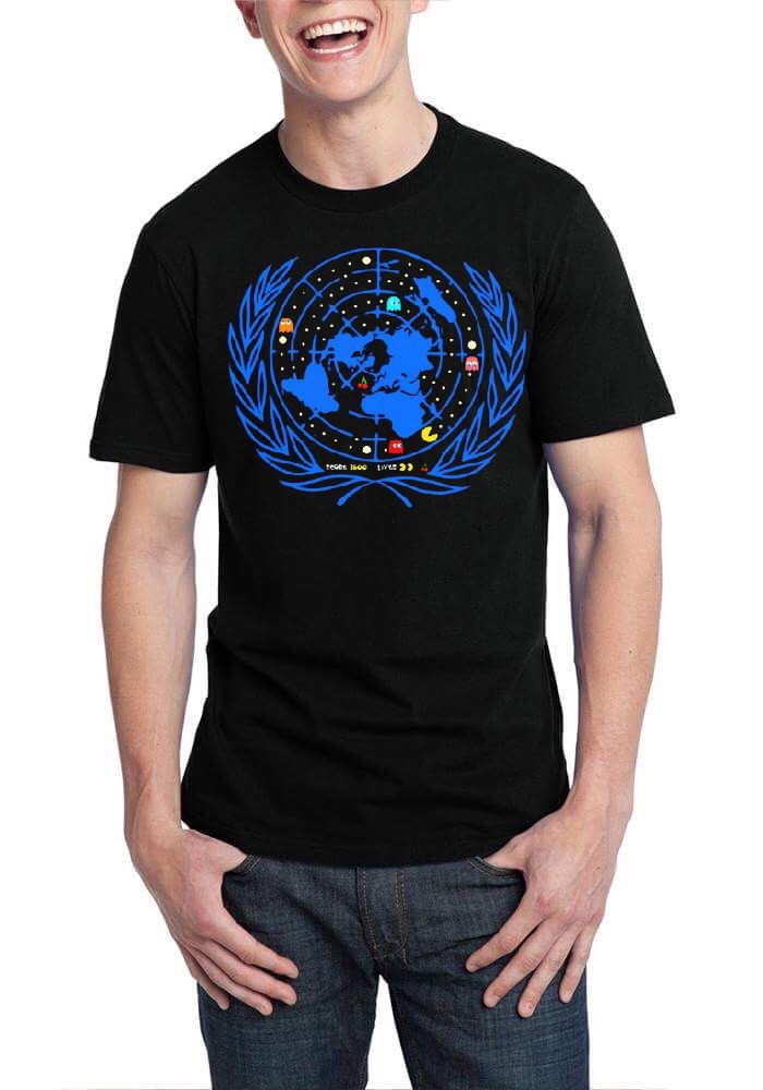 United Nations Of Gamers Black T-Shirt