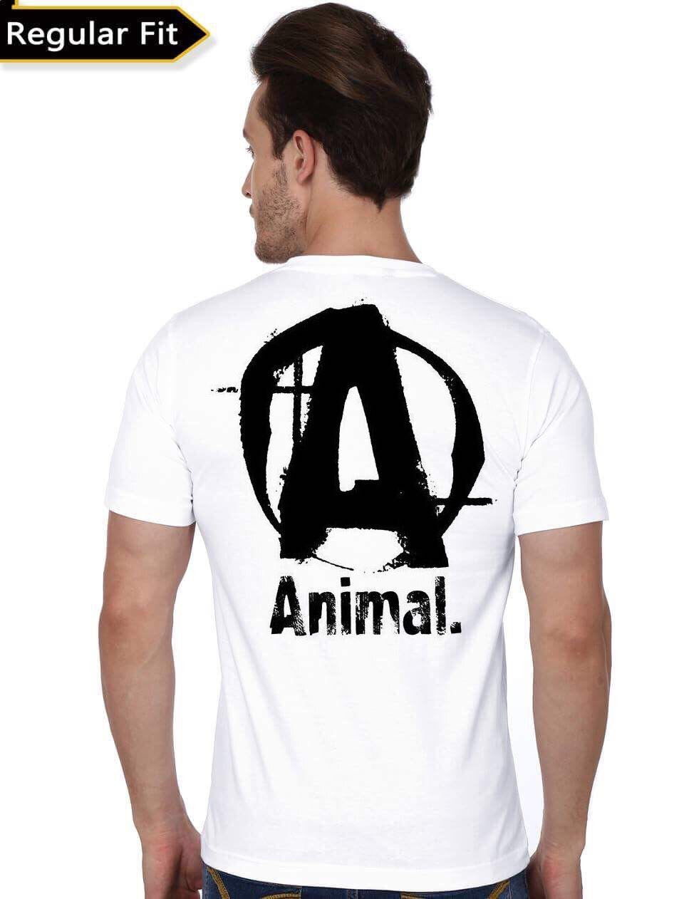 Animal White T-Shirt