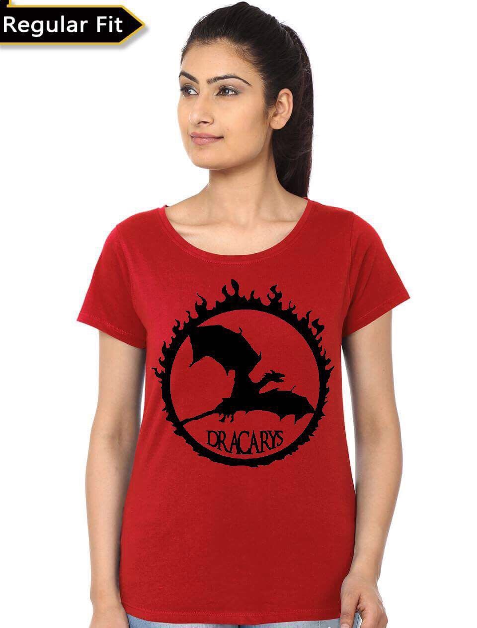 Dracarys Girl’s Red T-Shirt