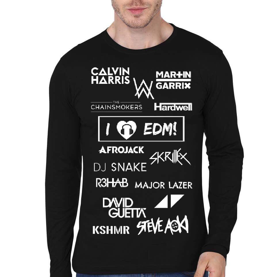 Best DJs Black Full Sleeve T-Shirt