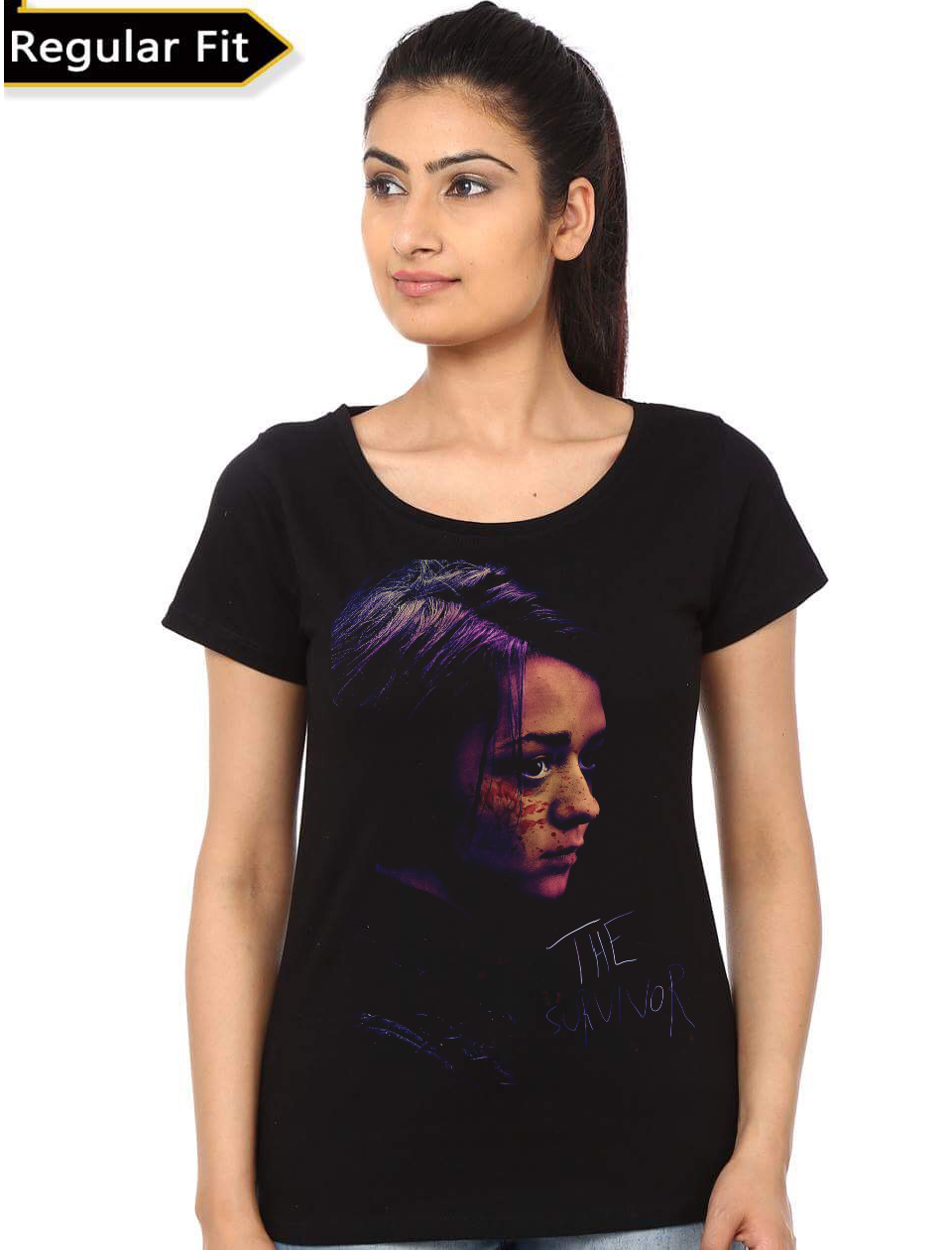 Arya Stark Girl’s Black T-Shirt