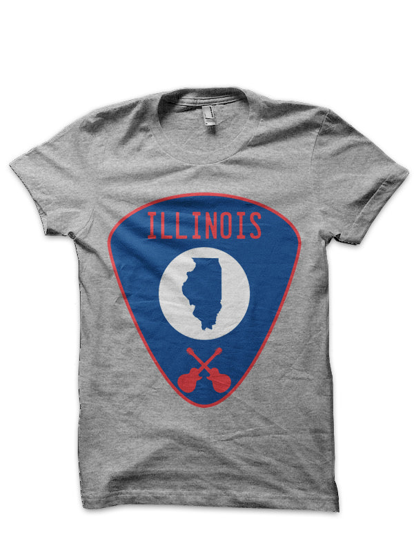 Illinois Guitar Pick T-Shirt