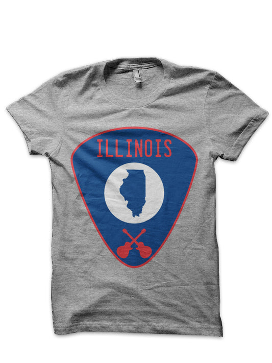 Illinois Guitar Pick T-Shirt