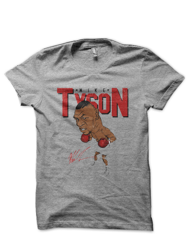 Iron Mike Tyson Grey T-Shirt
