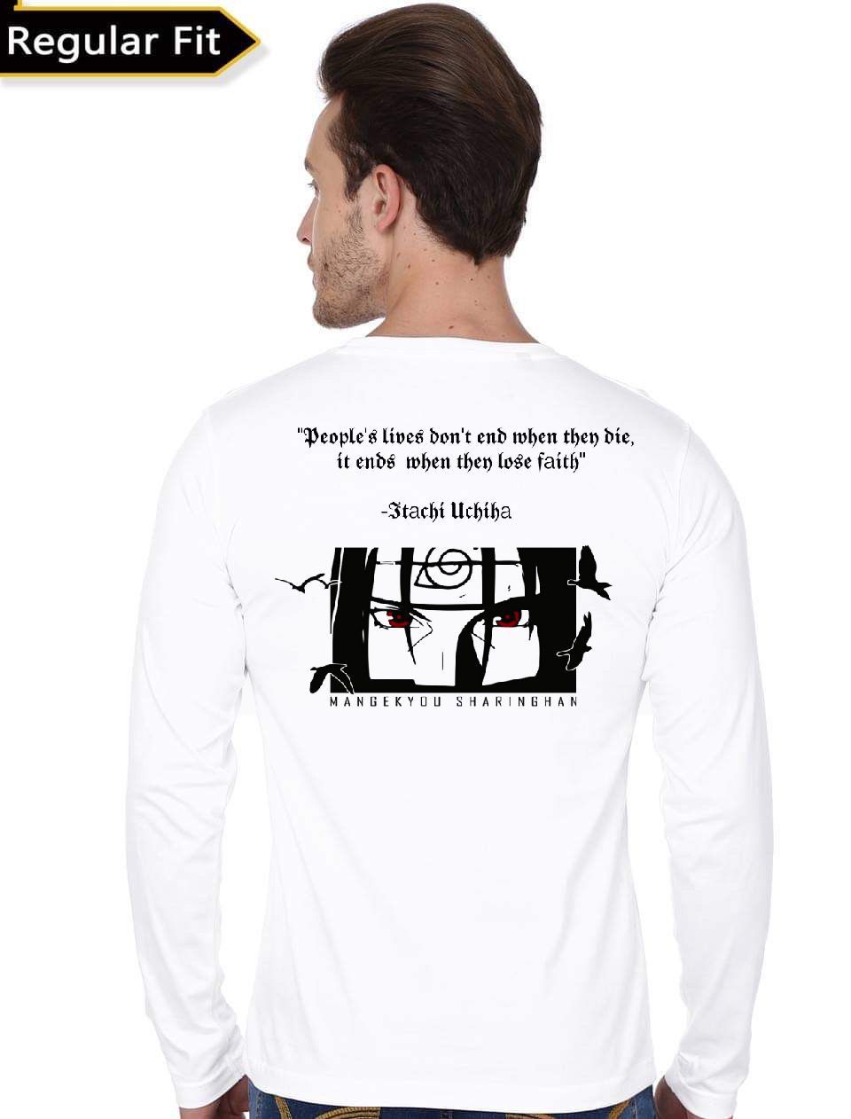 Itachi Uchiha White T-Shirt