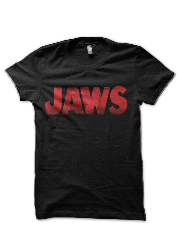 Jaws Logo Tee Black T-Shirt