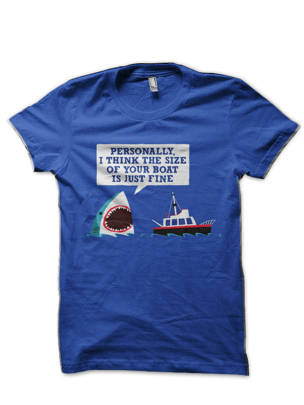 Polite Jaws Royal Blue T-Shirt