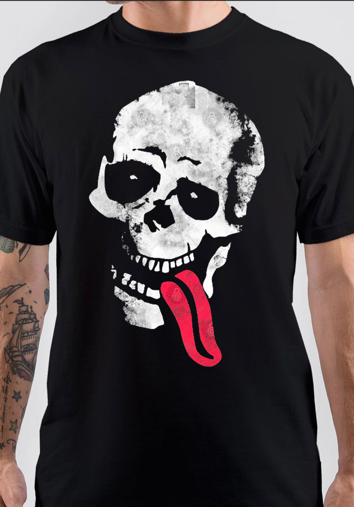 Jesse Pinkman Skeleton Tongue Black T-Shirt