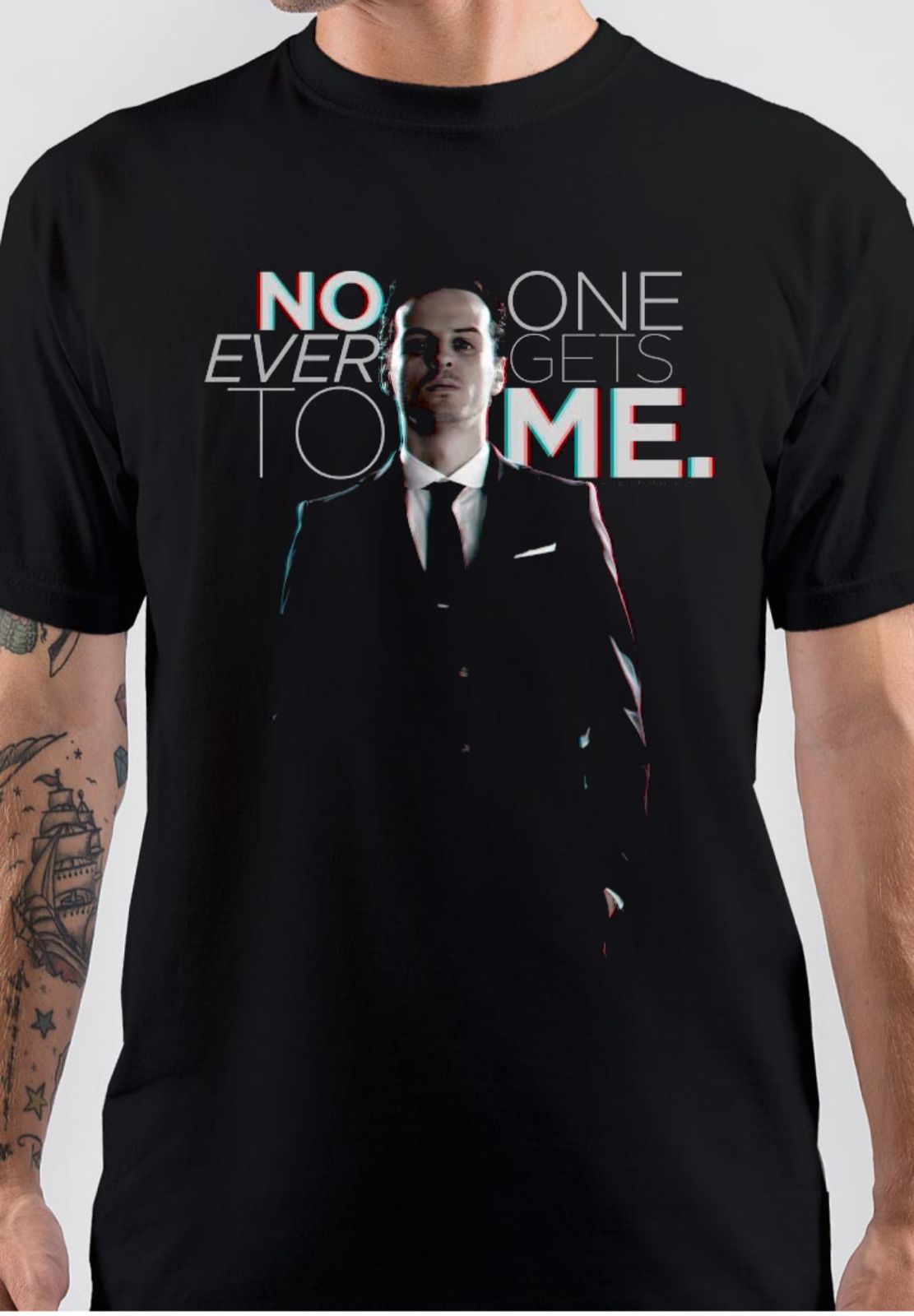 Jim Moriarty Black T-Shirt