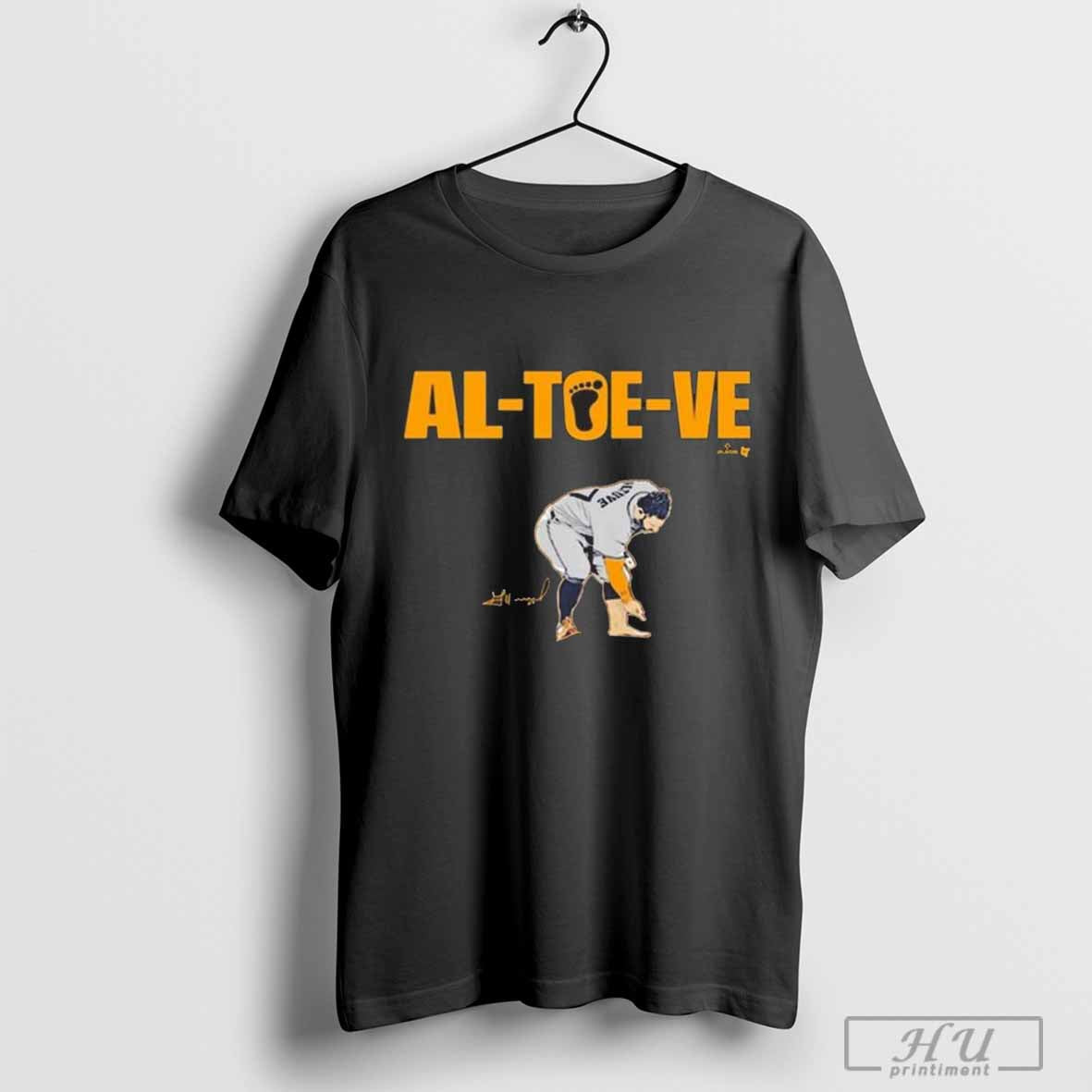 Jose Altuve Houston Astros Al Toe Ve Signature