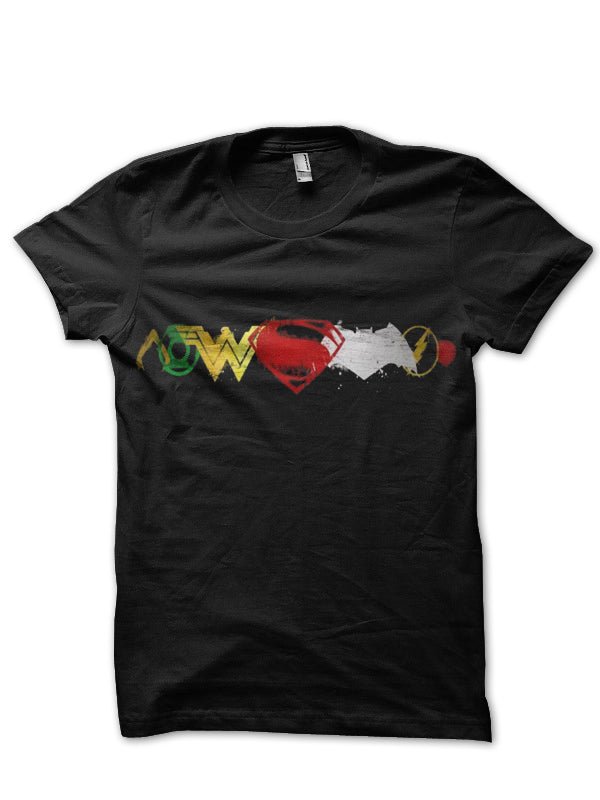 Justice League Black Tee