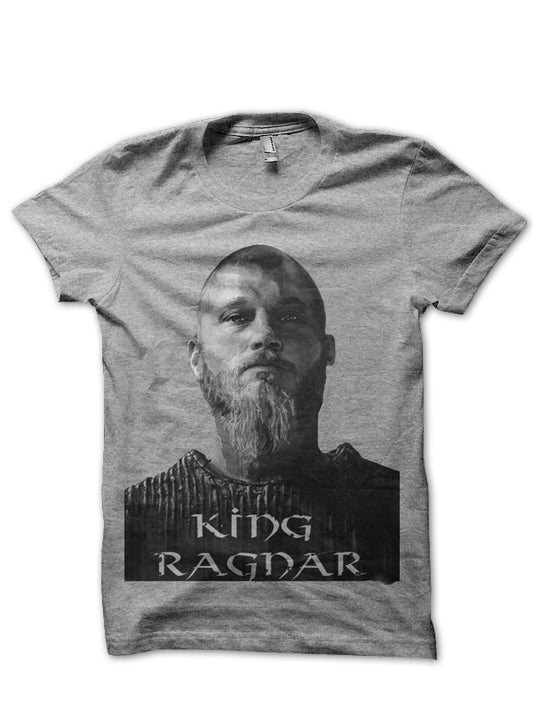 Vikings Ragnar Grey T-Shirt