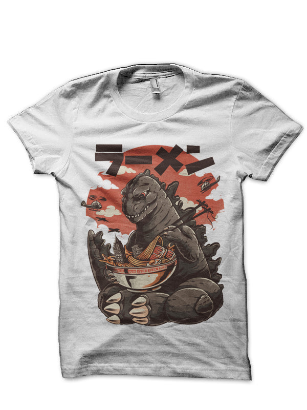 Kaiju’s Ramen White T-Shirt