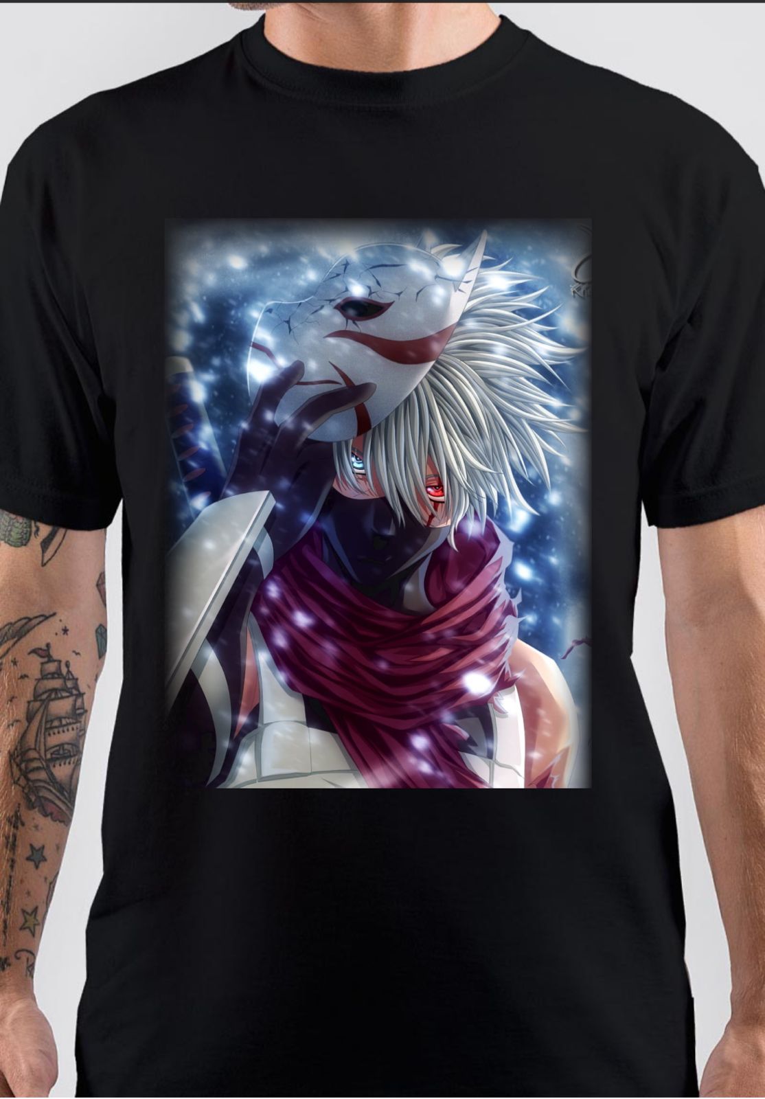 Kakashi Hatake Black T-Shirt