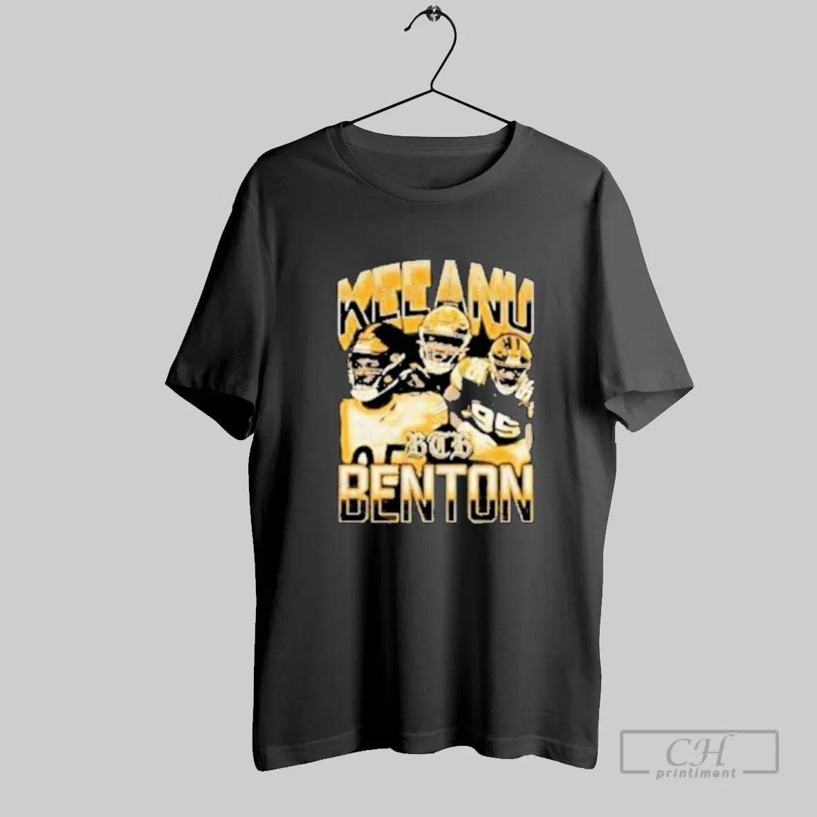 Keeanu Benton Pittsburgh Slers Football Graphic