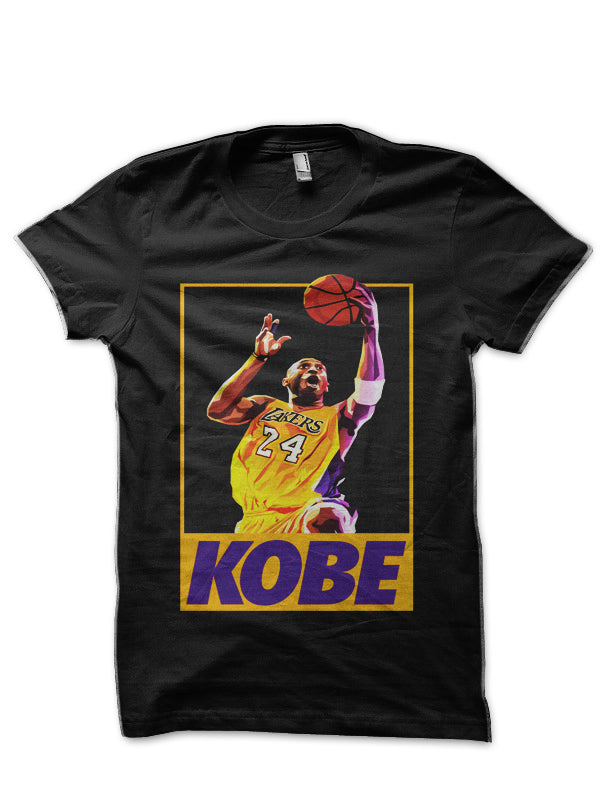 Kobe Bryant Black Mamba Black T-Shirt