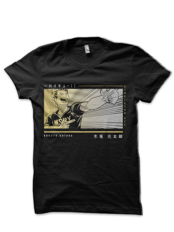 Haikyuu – Bokuto Kotaro Black T-Shirt