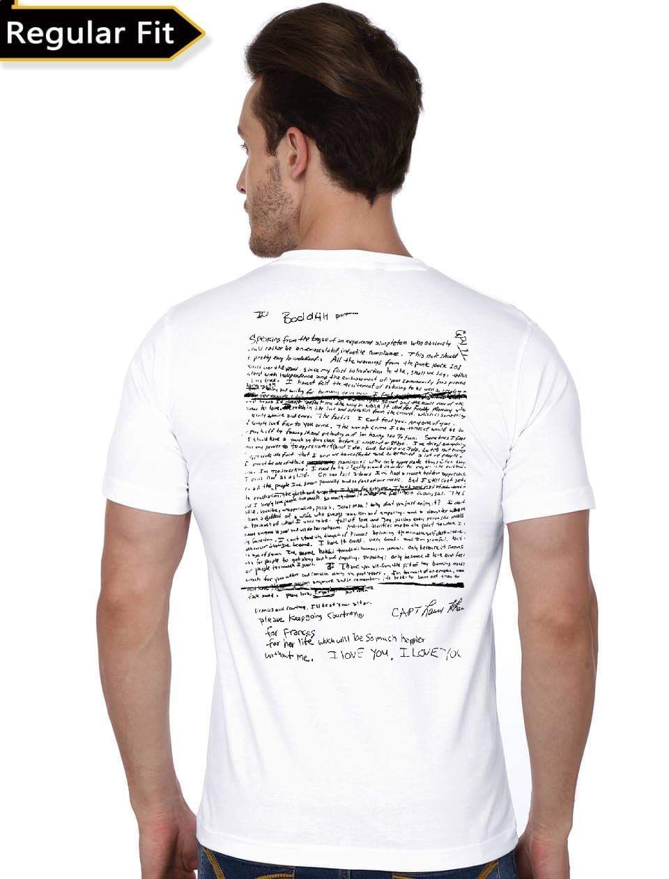 Kurt Cobain Suicide Note T-Shirt