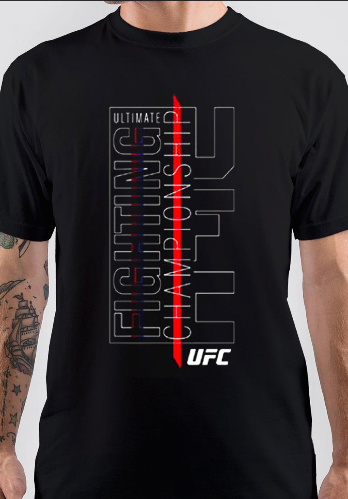 LINE MARK GRAPHIC T-SHIRT