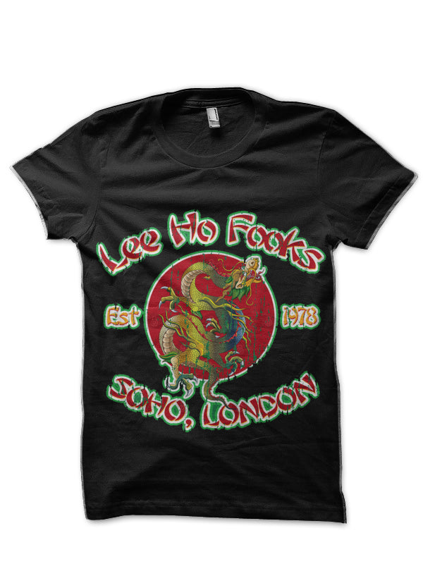 Lee Ho distressed Fooks Black T-Shirt