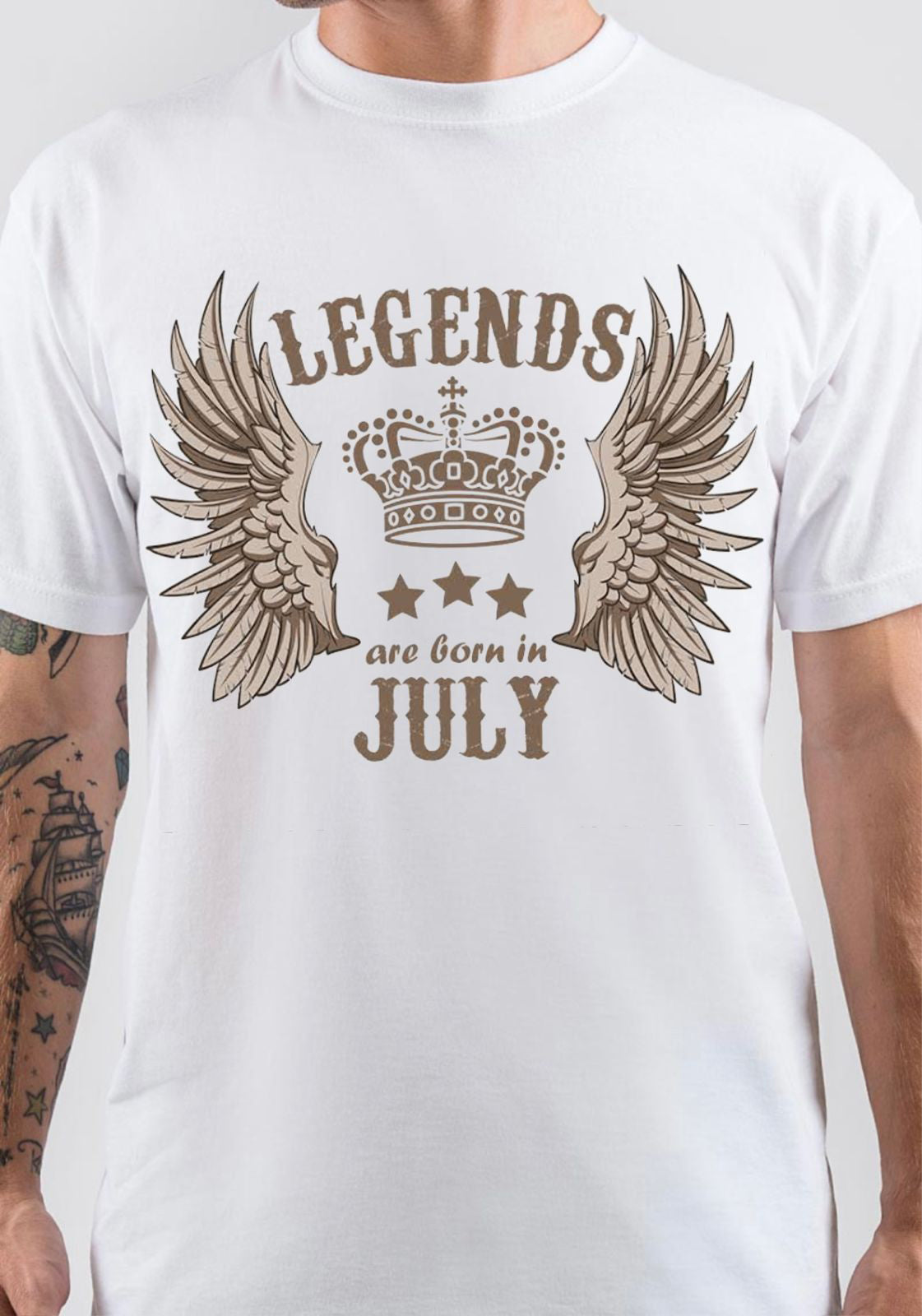 Legends Are Born In June Logo T-Shirt