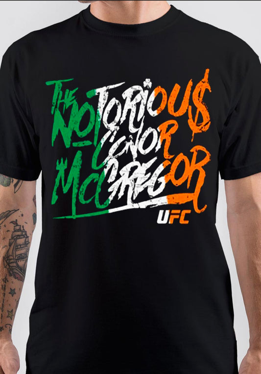 MCGREGOR GRAFFITI FLAG T-SHIRT