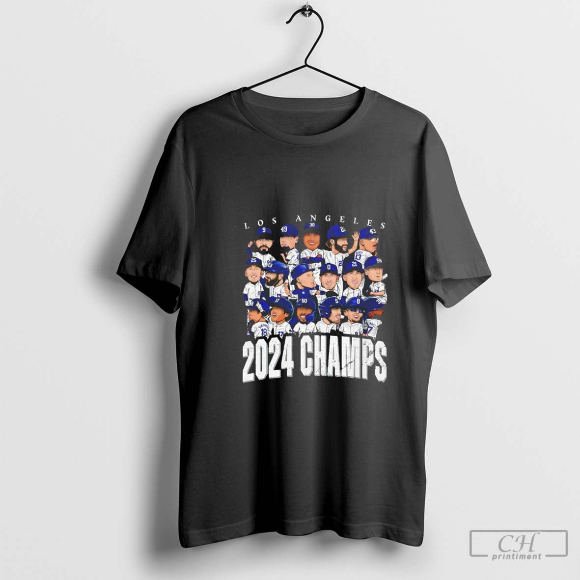 Mlb Los Angeles Dodgers 2024 World Series Champions Caricatures