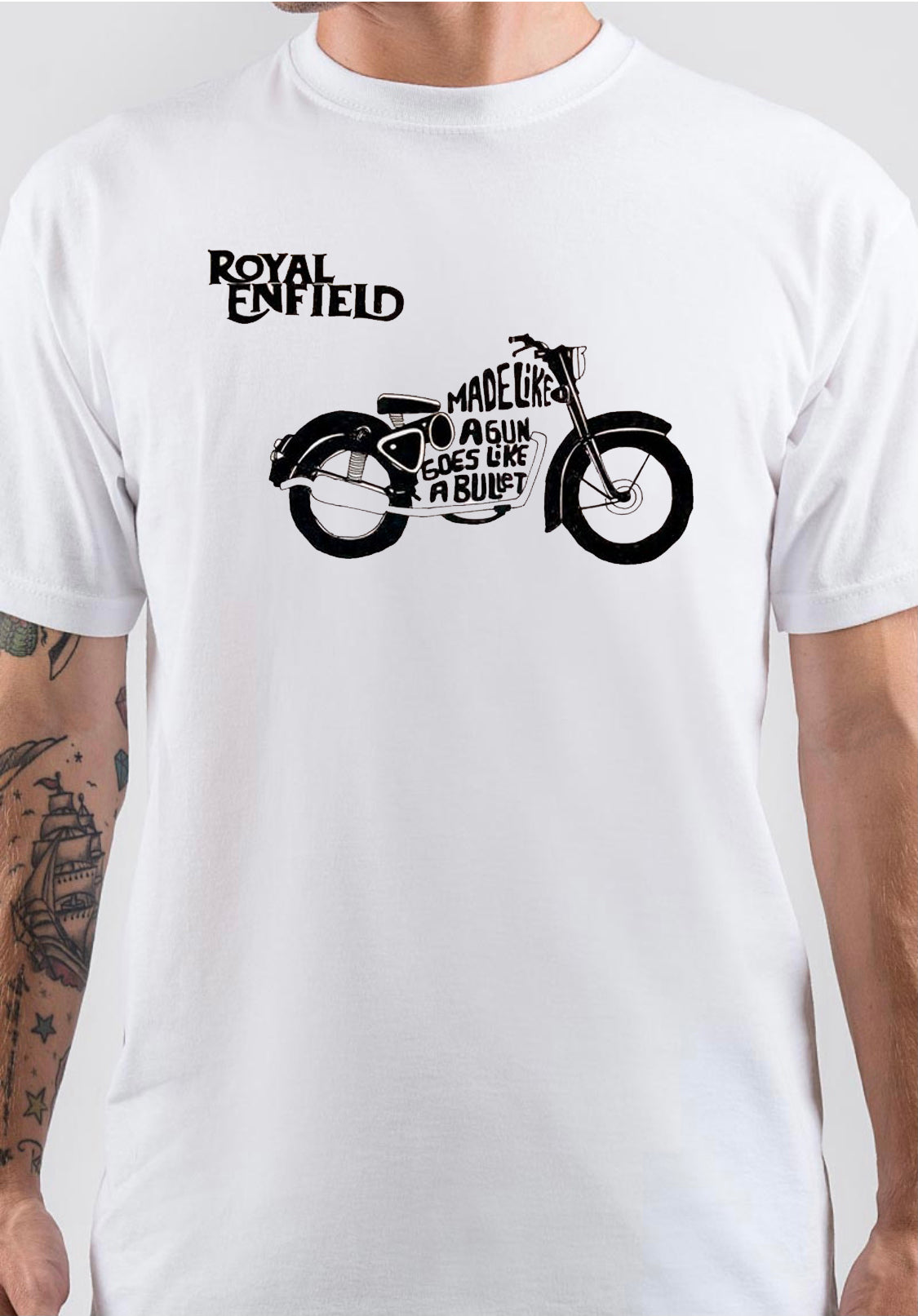 Made Like A Gun Royal Enfield T-Shirt