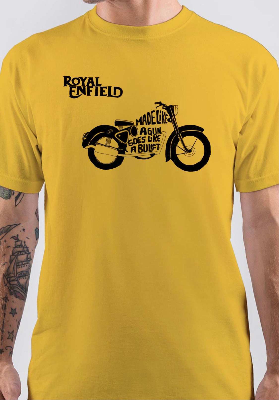 Made Like A Gun Royal Enfield T-Shirt