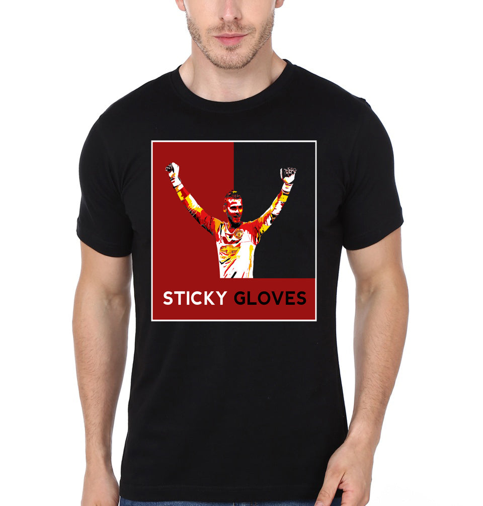 David “Sticky Fingers” De Gea from Manchester United Black T-Shirt
