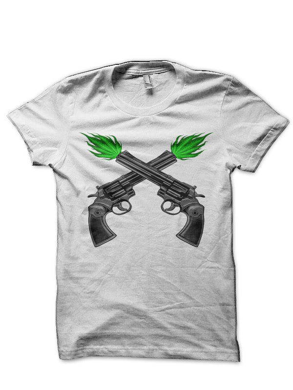 Marijuana Twin Pistols T-Shirt