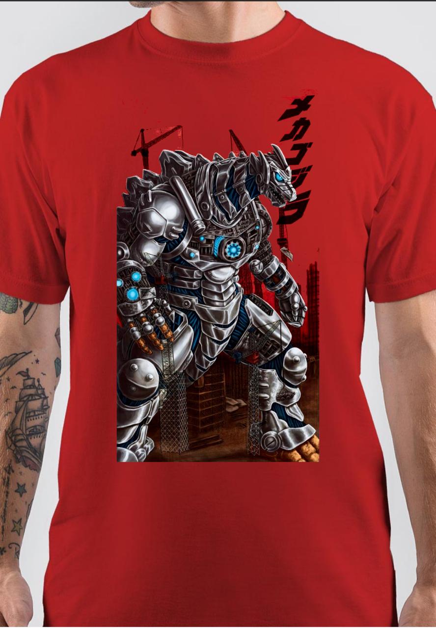 Mechagodzilla Red T-Shirt