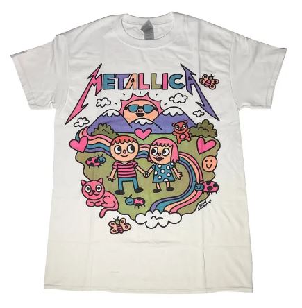 Metallica White Casual T-Shirt