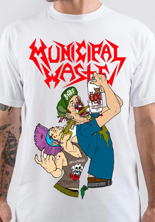 Municipal Waste Band Beer T-Shirt