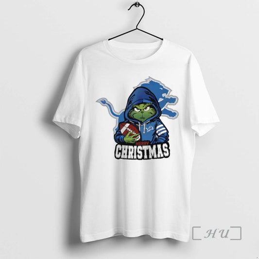 New Grinch Detroit Lions Merry Grinchmas Football Christmas Circle