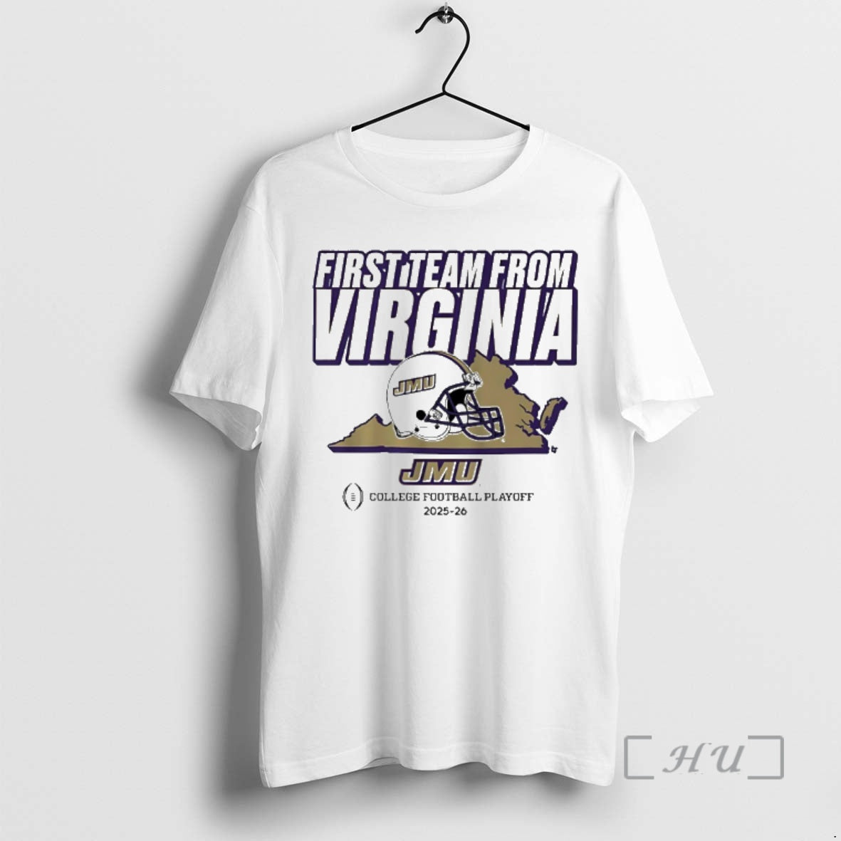 New Jmu Football 2025 26 Cfps First Team From Virginia Helmet Premium T Shirts Sweater
