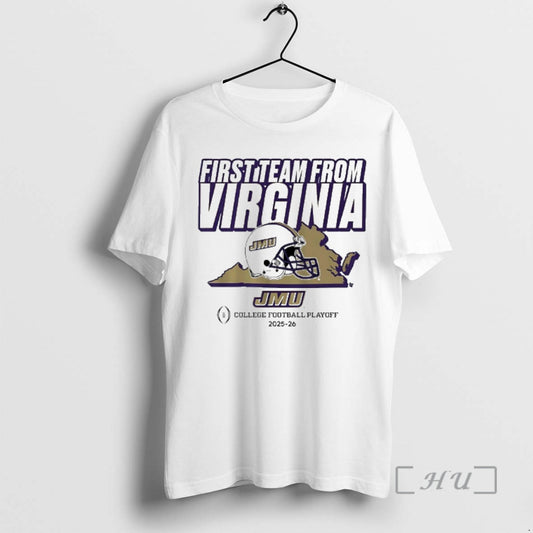 New Jmu Football 2025 26 Cfps First Team From Virginia Helmet Premium T Shirts Sweater