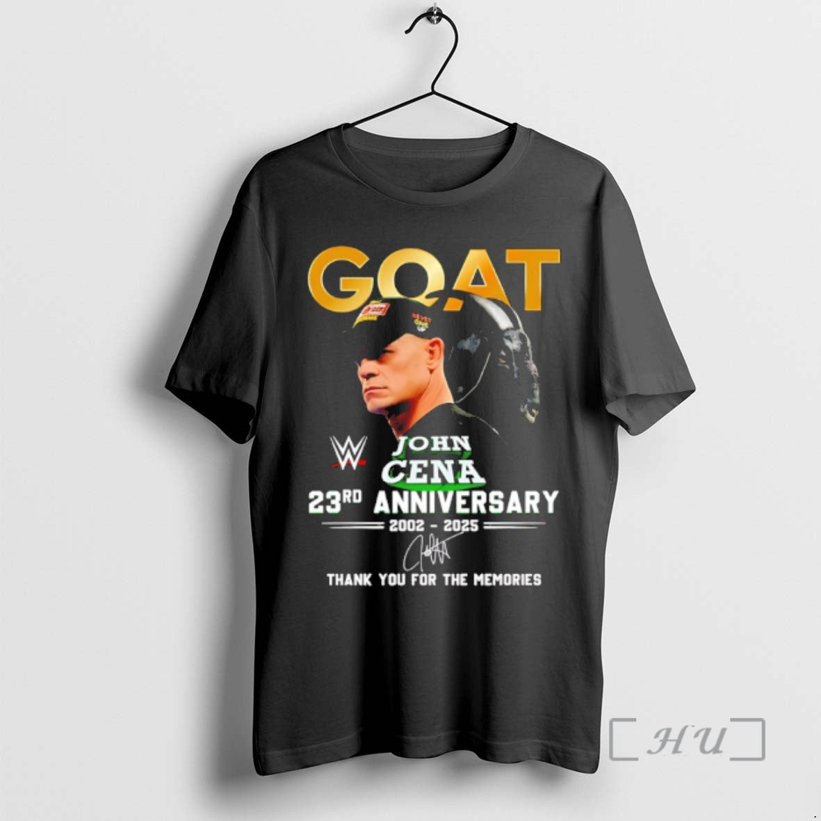 New John Cena Goat 23rd Anniversary 2002 2025 Thank You For The Memories Premium