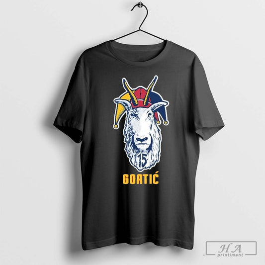 Nikola Jokic The Mountain Goatic Denver Nuggets T Shirts