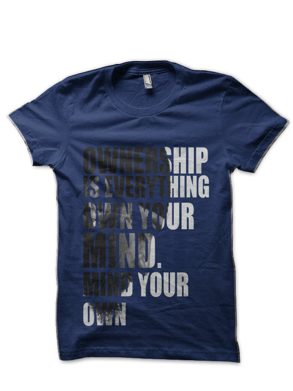 Nipsey Hussle Navy Blue T-Shirt