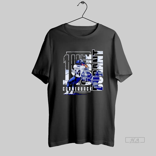 Official 14 Go Durant Cornerback Football Player Graphic