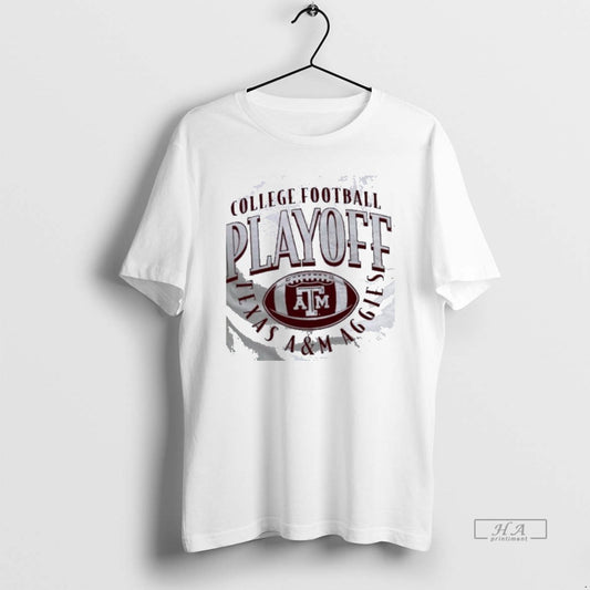 Official 2025 Cfp Curve Texas Am Football White