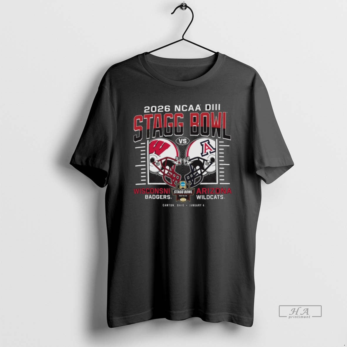 Official 2026 Ncaa Dii Stagg Bowl Canton Ohio Wisconsin Badgers Vs Arizona Wildcats January