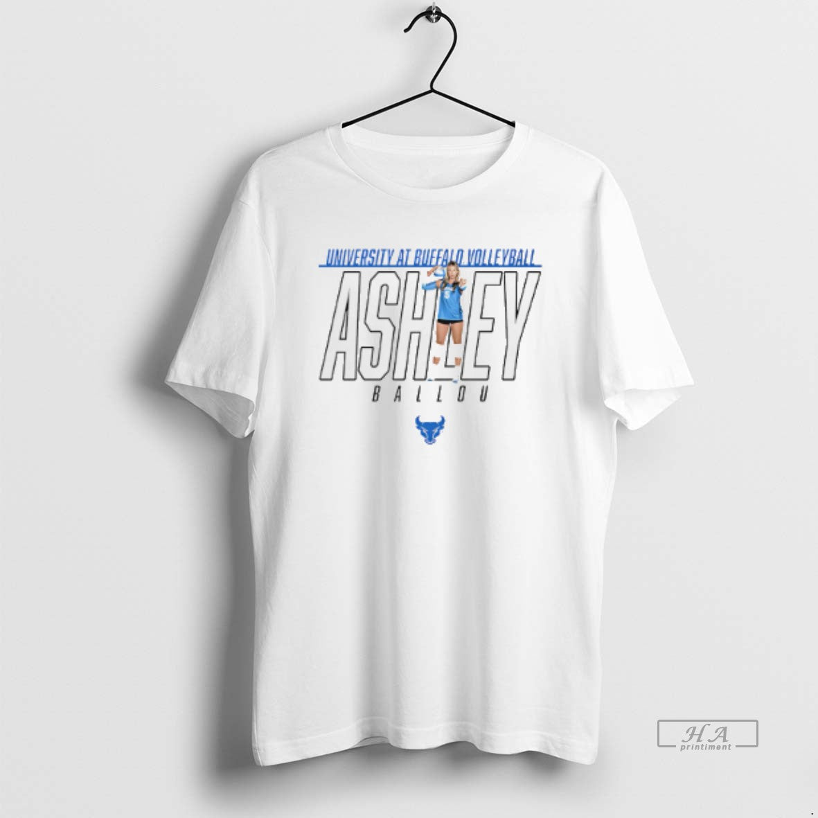 Official Ashley Ballou Buffalo Bulls Illustrated