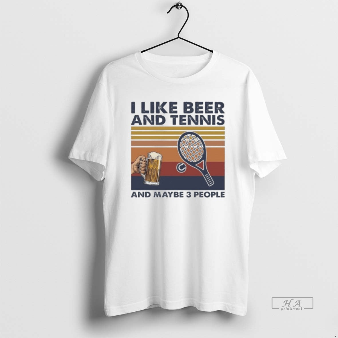 Official Beer And Tennis I Like And Maybe 3 People