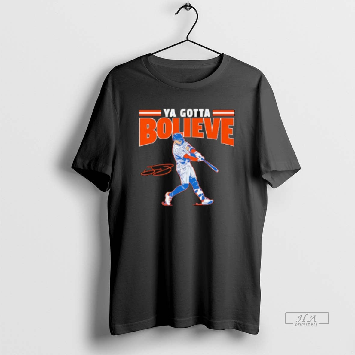 Official Bo Bichette New York Mets Ya Gotta Bolieve Signature