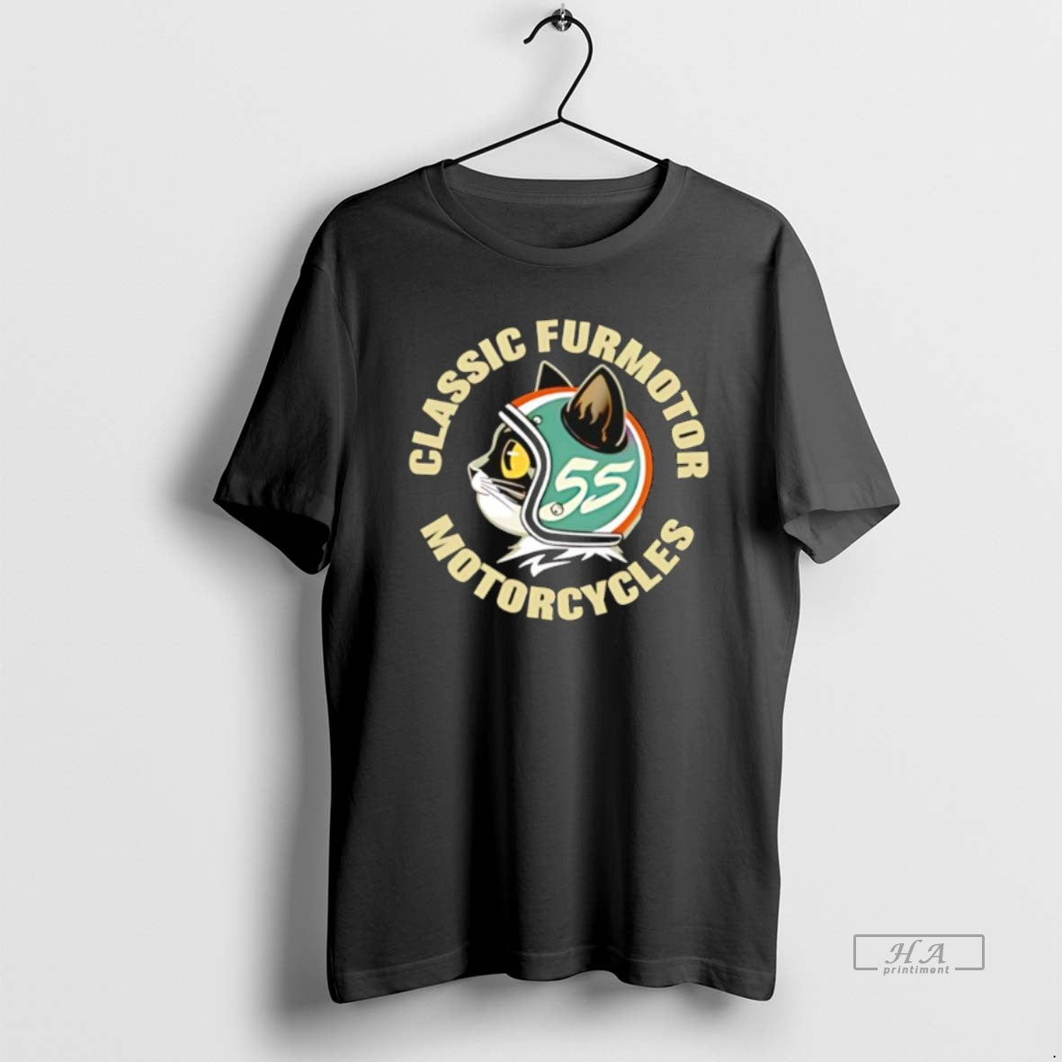 Official Classic Furmotor Motorcycles Helmet Cat