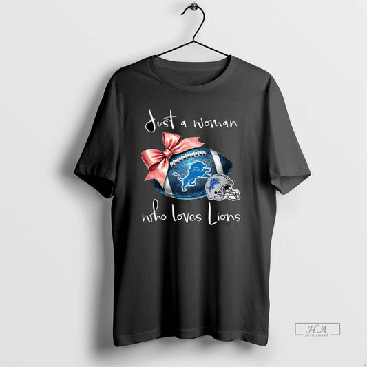 Official Detroit Lions Just A Woman Who Loves Lions Football