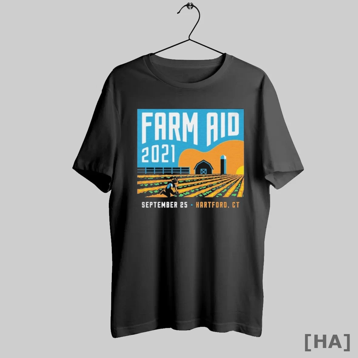 Official Farm Aid 2021 September 25 Hartford Ct Concert Logo