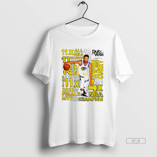 Official Golden State Warriors Stephen Curry 11x All Nba Seasons